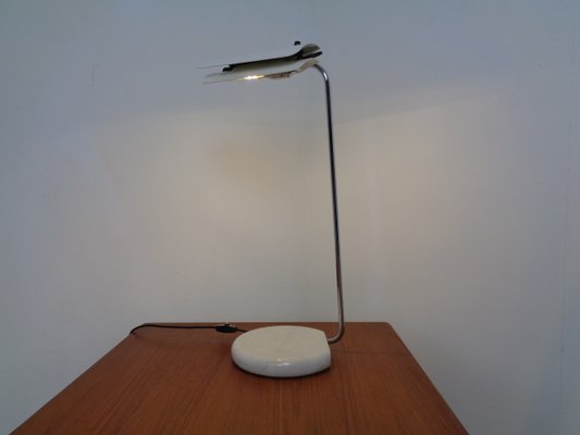 Italian Adjustable and Dimmable Tegola Desk Lamp by Bruno Gecchelin for Skipper & Pollux, 1960s-RDW-847188