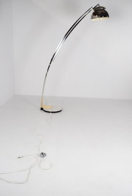 Italian Adjustable Arc Floor Lamp in Chrome by Goffredo Reggiani for Reggiani, 1970s-UQV-822508