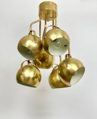 Italian Adjustable Lights Chandelier in Brass by Goffredo Reggiani, 1960s-LYQ-1171666