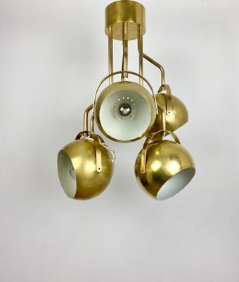 Italian Adjustable Lights Chandelier in Brass by Goffredo Reggiani, 1960s-LYQ-1171666