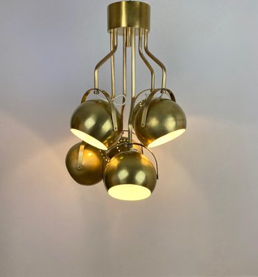 Italian Adjustable Lights Chandelier in Brass by Goffredo Reggiani, 1960s-LYQ-1171666