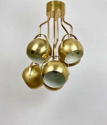 Italian Adjustable Lights Chandelier in Brass by Goffredo Reggiani, 1960s-LYQ-1171666