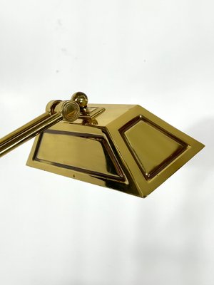 Italian Adjustable Solid Brass Floor Lamp, 1970s-OT-1298489