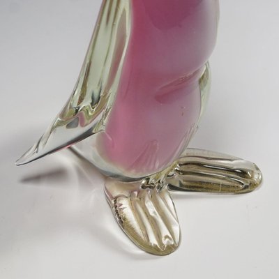 Italian Alabaster Art Glass Duck by Archimedes Seguso, 1950s-KJP-1327065