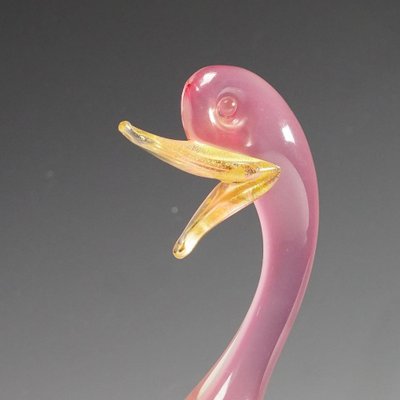 Italian Alabaster Art Glass Duck by Archimedes Seguso, 1950s-KJP-1327065