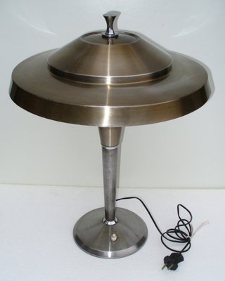 Italian Aluminium Table Lamp attributed to Artemide, 1950-EI-68143