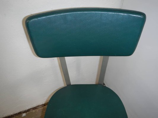 Italian Aluminum Desk Chair, 1950s-WWQ-884698