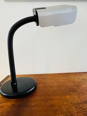 Italian Aluminum Gooseneck Lamp by Targetti Sankey, 1970s-WQJ-1056565