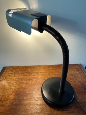 Italian Aluminum Gooseneck Lamp by Targetti Sankey, 1970s-WQJ-1056565