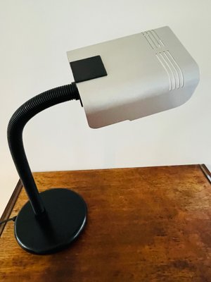 Italian Aluminum Gooseneck Lamp by Targetti Sankey, 1970s-WQJ-1056565