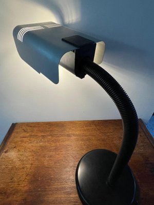 Italian Aluminum Gooseneck Lamp by Targetti Sankey, 1970s-WQJ-1056565