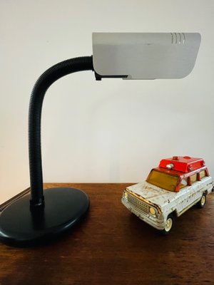 Italian Aluminum Gooseneck Lamp by Targetti Sankey, 1970s-WQJ-1056565