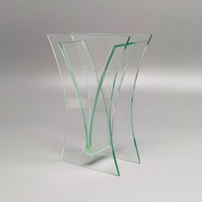 Italian Aquamarine Crystal Vase, 1960s-QGR-874389