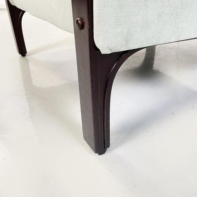 Italian Armchair in Light Grey Velvet by Tito Agnoli Mobilia, 1960s-GDD-1444436