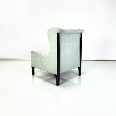 Italian Armchair in Light Grey Velvet by Tito Agnoli Mobilia, 1960s-GDD-1444436