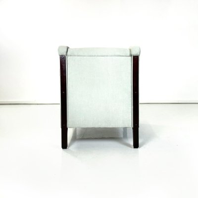 Italian Armchair in Light Grey Velvet by Tito Agnoli Mobilia, 1960s-GDD-1444436