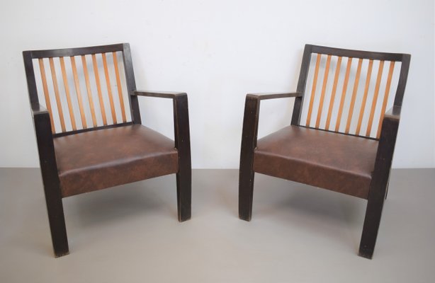 Italian Armchairs, 1940s, Set of 2-AOL-959832