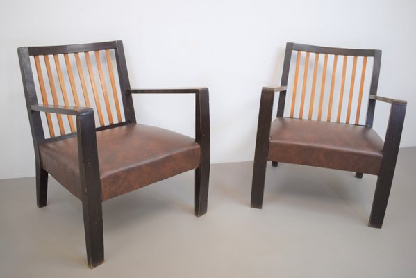 Italian Armchairs, 1940s, Set of 2-AOL-959832