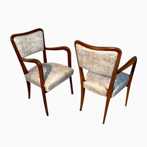 Italian Armchairs, 1950s, Set of 2-KCF-867248