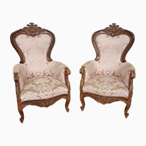 Italian Armchairs, 19th Century, Set of 2-CDG-1786917