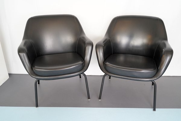 Italian Armchairs by Olli Mannermaa for Cassina, 1950s, Set of 2-OT-690383