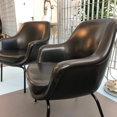 Italian Armchairs by Olli Mannermaa for Cassina, 1950s, Set of 2-OT-690383