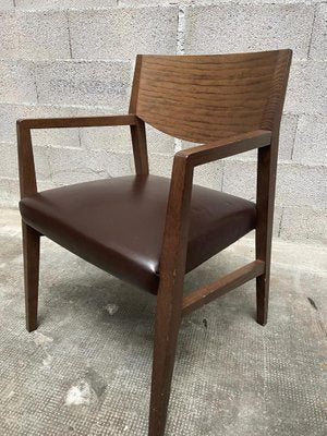 Italian Armchairs in Leatherette, 1990s, Set of 2-GQM-1336696