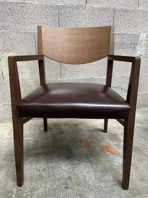 Italian Armchairs in Leatherette, 1990s, Set of 2-GQM-1336696