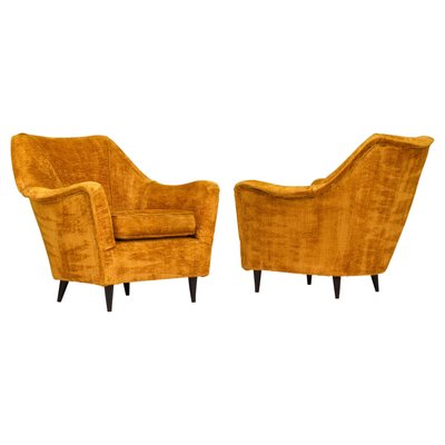 Italian Armchairs in the Style of Ico Parisi, Italy, 1950s, Set of 2-TE-1141901