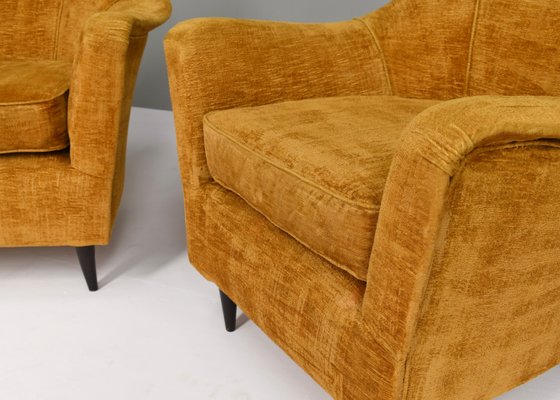 Italian Armchairs in the Style of Ico Parisi, Italy, 1950s, Set of 2-TE-1141901