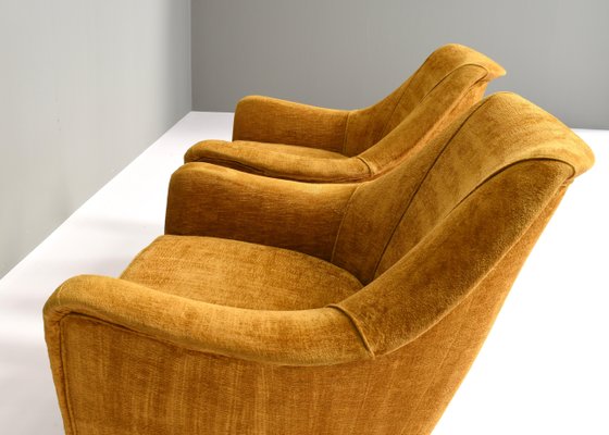 Italian Armchairs in the Style of Ico Parisi, Italy, 1950s, Set of 2-TE-1141901