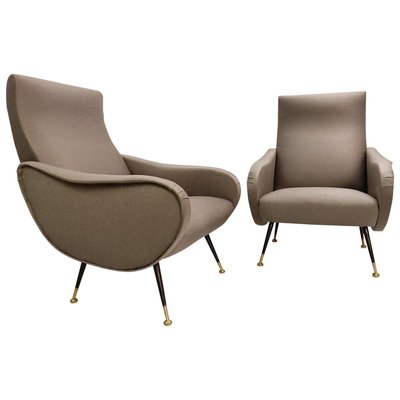 Italian Armchairs in the Style of Marco Zanuso, Set of 2-FGA-923324