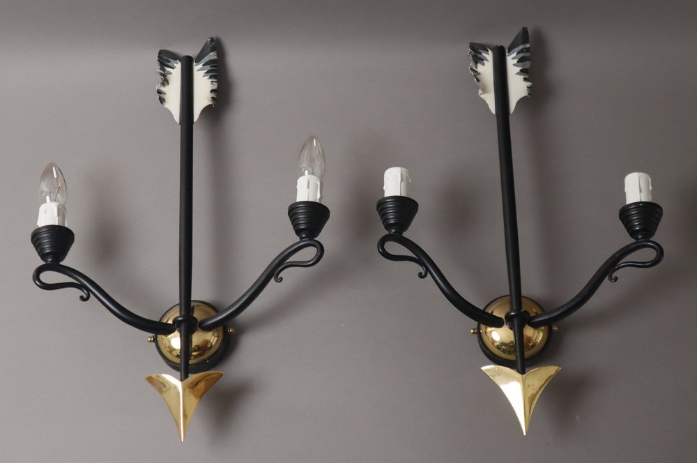 Italian Arrow and Arch Wall Light from Banci Firenze