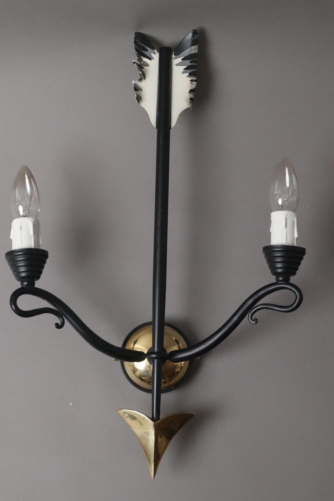 Italian Arrow and Arch Wall Light from Banci Firenze