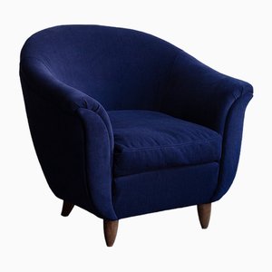 Italian Art Deco Armchair in Fabric-QAX-1739737