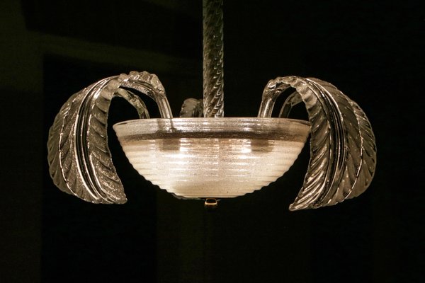 Italian Art Deco Chandelier by Barovier & Toso, 1940s-MTX-2027744