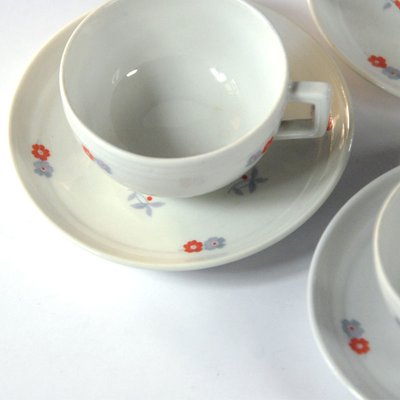 Italian Art Deco Coffee Service from Ginori, 1930s, Set of 12-GIW-1782137