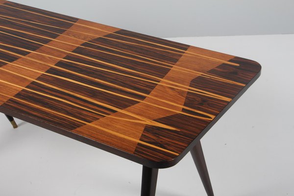 Italian Art Deco Coffee Table with Intarsia Work, 1960s-HJB-1285697