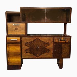 Italian Art Deco Credenza in Walnut-RAQ-1375092