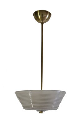 Italian Art Deco Murano Glass Pendant Lamp from Barovier Toso, 1940s-MTX-951928