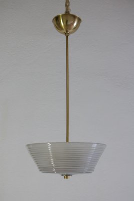 Italian Art Deco Murano Glass Pendant Lamp from Barovier Toso, 1940s-MTX-951928