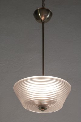 Italian Art Deco Murano Glass Pendant Lamp from Barovier Toso, 1940s-MTX-951928