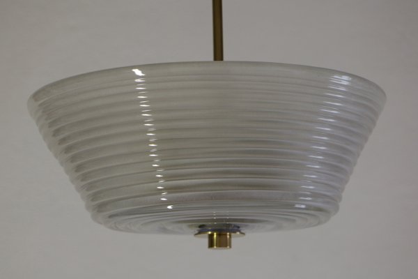 Italian Art Deco Murano Glass Pendant Lamp from Barovier Toso, 1940s-MTX-951928