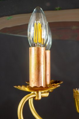 Italian Art Deco Pietro Chiesa Style Chandelier from Fontana Arte, 1940s-MBH-1031889