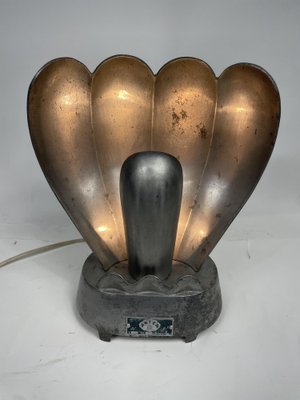 Italian Art Deco Style Antea Shell Lamp-GKM-1780318