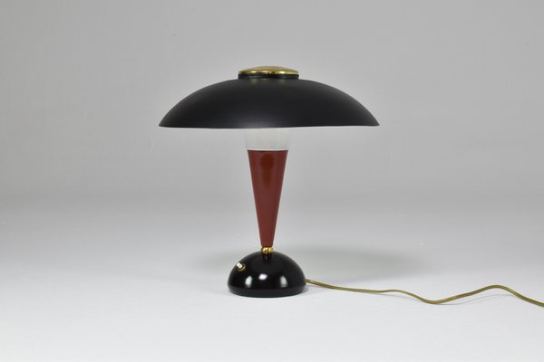 Italian Art Deco Table Lamp in Metal, 1960s-GXL-1823103