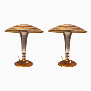 Italian Art Deco Table Lamps, 1930s, Set of 2-VCV-751033