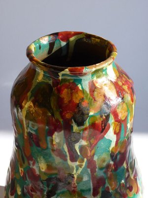 Italian Art Pottery Ceramic Abstract Vase, 1950s-GKB-836713