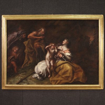 Italian Artist, Abraham Sending Away Hagar and Ishmael, 1660, Oil on Canvas-RP-1800175