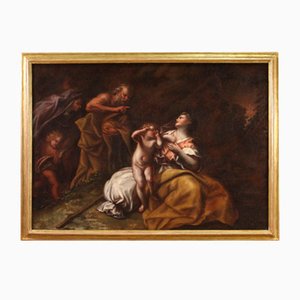 Italian Artist, Abraham Sending Away Hagar and Ishmael, 1660, Oil on Canvas-RP-1800175